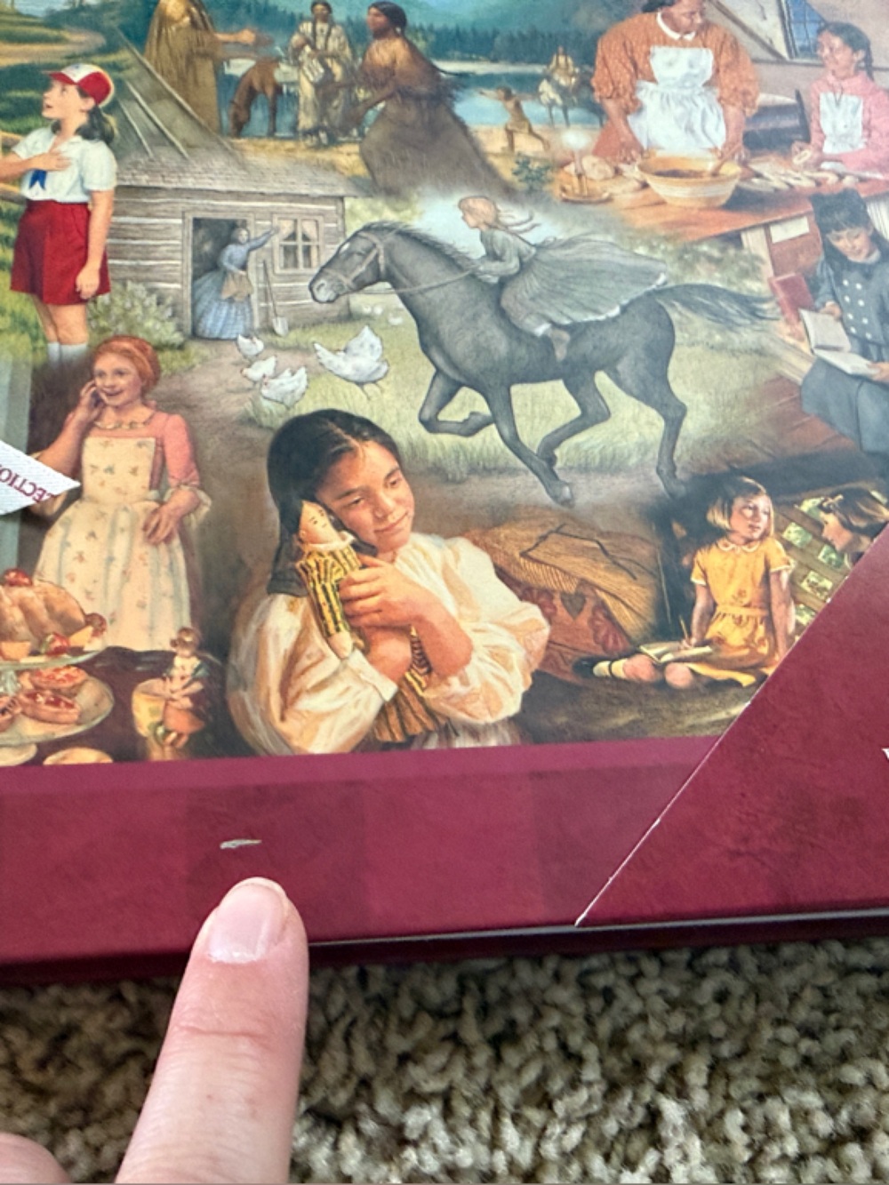 Memories of an American Girl Memory Book - Burgundy Cover - Picture 2 of 7